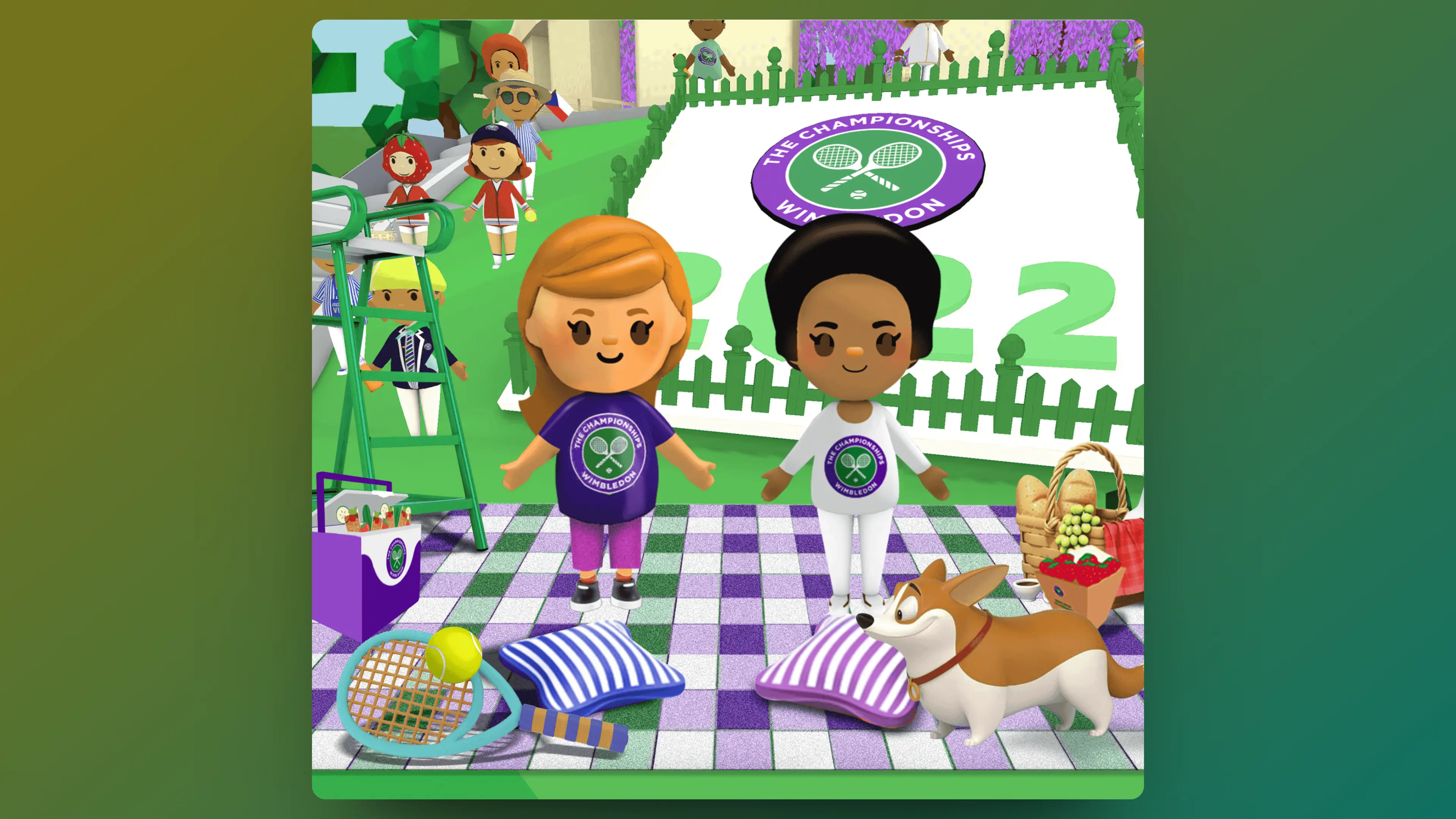 Wimbledon Hill - 2022년에는 더 복잡한 인터랙션이 필요한 메타버스로 진화했고, SANA는 메타버스 API와 백엔드 인프라를 구축했습니다.